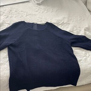 Autograph Deep Blue Knit Top
